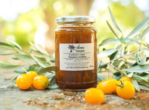 L'OLIVERAIE DU COUDON - Confiture de tomates cerises 390Gr
