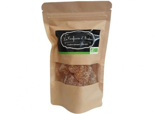 La confiserie d’antan 100% bio - Cubes de gingembres confits - sachet kraft 150 gr