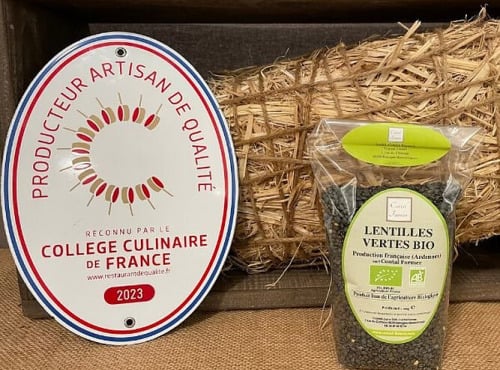 L'Atelier Contal - Paysan Meunier Biscuitier - Lentilles Vertes Bio - 500g