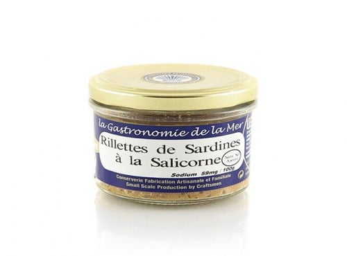 SARL Kerbriant ( Conserverie ) - Rillettes de sardines à la salicorne - 90g