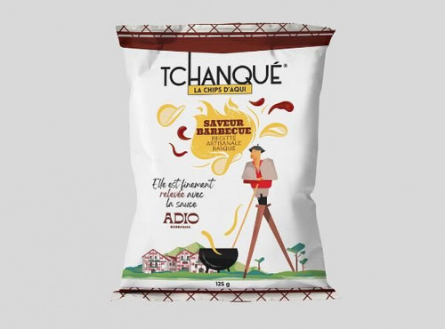 Les Tchanqués - Chips Artisanales Barbecue 125gr x 10