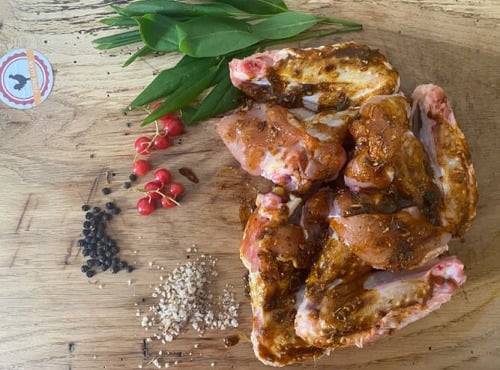 Ferme ALLAIN - Ailes de poulets x 4 marinées façon poulet royal