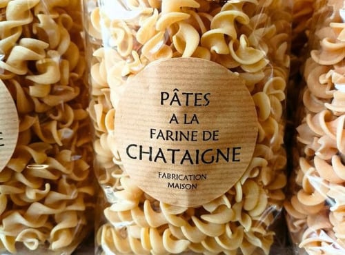 Piments et Moutardes du Périgord - Pâtes artisanales à la farine de châtaignes du Périgord 250g