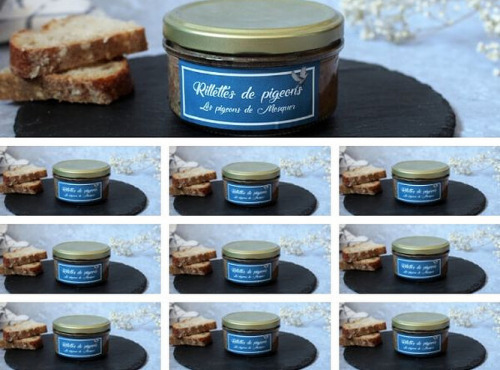 Les Pigeons de Mesquer - Lot Rillettes de Pigeons x10