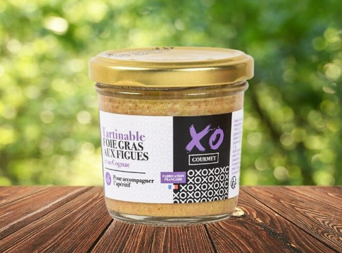 XO Gourmet - Tartinable au foie gras, aux figues et au cognac 80g