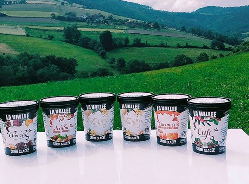 Les Glaces de la Vallée - Coffret des Crèmes glacées "la Vallée" 6x500ml