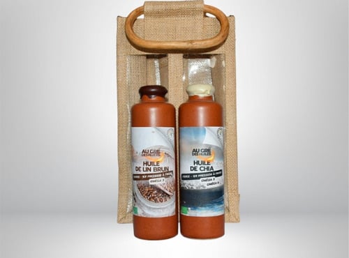 Adal Terra - Coffret cadeau - Coffret Huile de Lin et chia - 2X200ml