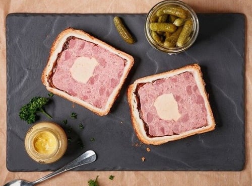 Maison Doriath - Pâté en croûte fourré au foie gras de canard - 2 tranches