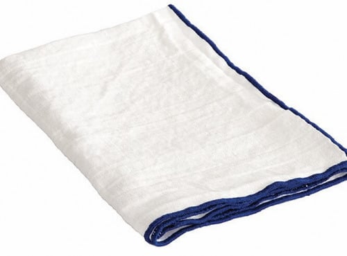 Maison de Vacances - Serviette Bourdon - Toile Mimi cobalt - 45x45