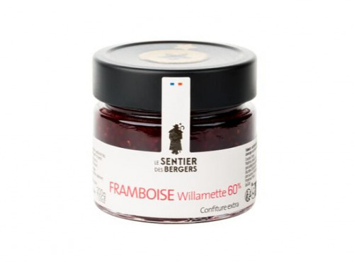 Le sentier des Bergers - Confiture extra de framboises Willamette 1 x 200g
