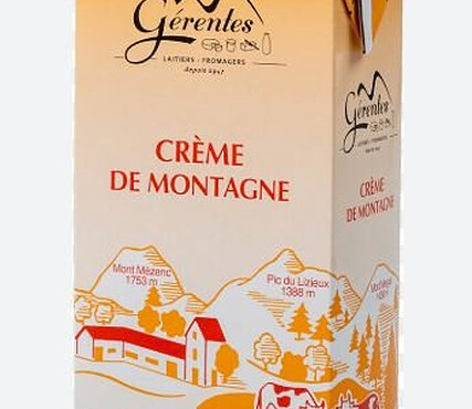 La Fromagerie PonPon Valence - Crème Liquide de Montagne 1 litre