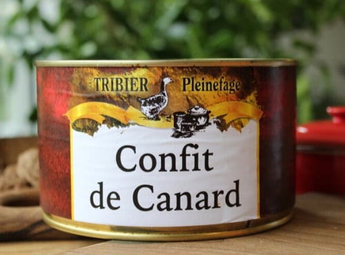 Ferme de Pleinefage - Confits de canard (4 cuisses) - Boîte de 800g "MEDAILLE OR AU CONCOURS SAVEURS NOUVELLE AQUITAINE 2024"