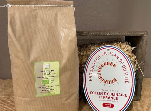 L'Atelier Contal - Paysan Meunier Biscuitier - Farine de Blé Bio T110 - 5kg