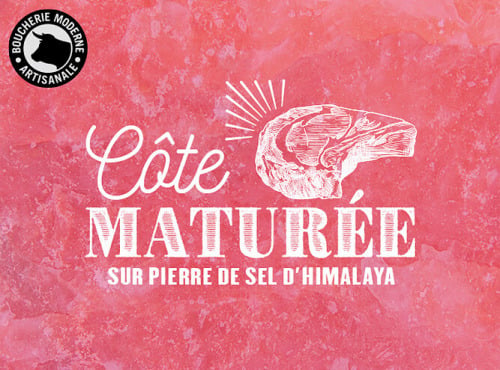 Boucherie Moderne - Côte de bœuf maturée sur Pierre d’Himalaya (Sélection Premium) - 1,25kg