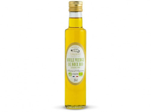 Domaine de Vielcroze - Huile de Noix BIO - Vierge - A Froid - Gamme Aiguevive 25 CL