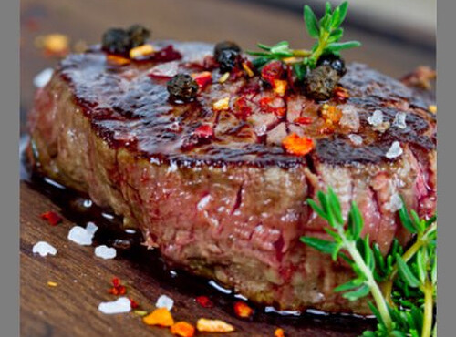Nature et Régions - Steak mariné aux 3 poivres - 8 x 130g