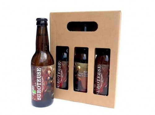 La Maison du Sureau - Bières blonde triple à la fleur de sureau - 33cl - Pack 3x - 8,1 % d'Alc./vol.
