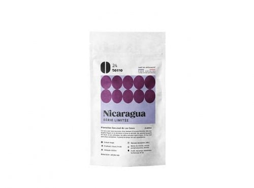 24Terre - Café en Grains Nicaragua Las Casas ı Edition limité Microlot 200g