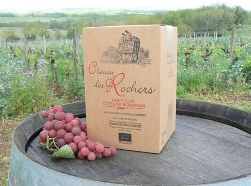 Château des Rochers - Bib fontaine de vin rouge AOC Castillon-Côtes de Bordeaux - 5L