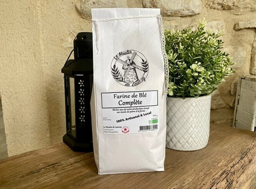 Le Moulin de Launay - Farine complète de blé BIO - 800g
