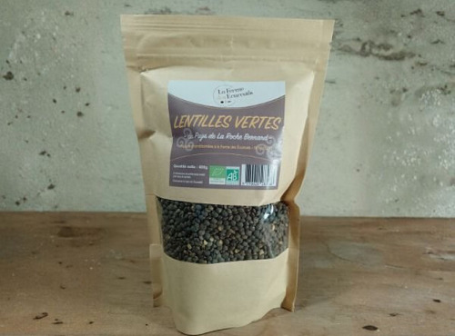 La Ferme des Ecureuils - Lentilles vertes Bio – 400g