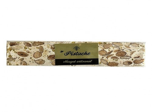 Chaloin Chocolats - Barre de Nougat Artisanal Pistache 100g