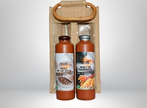 Adal Terra - Coffret cadeau - Coffret Huile de Lin et tournesol 2X200ml