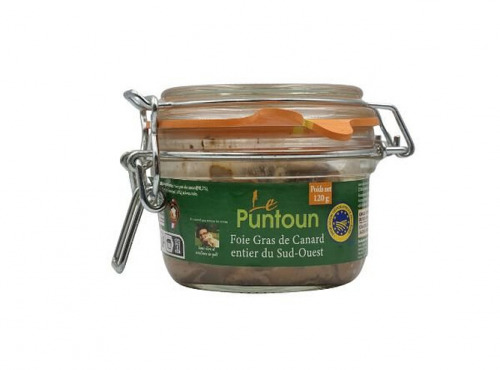 La Ferme Du Puntoun - Foie gras entier du Sud-Ouest Bocal 120g