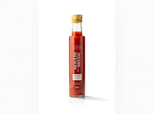 SÒSU, les Artisans de la Sauce - Moulin de la Bresse - Vinaigre (Piment d'espelette) 50 cl