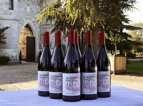 Bonas Lisse Vignoble - Marquis de Bonas Rouge 2016 - IGP Agenais x6