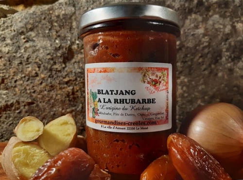 Gourmandises Créoles - Blatjang à la rhubarbe - Une des origine du Ketchup