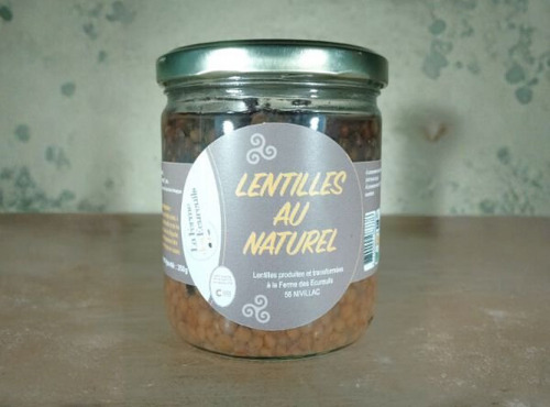La Ferme des Ecureuils - Lentilles au Naturel Bio – 350g