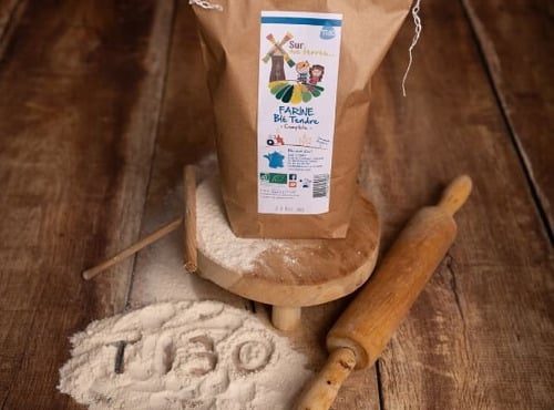 Sur Nos Terres - Farine de blé tendre T130 bio - 1kg