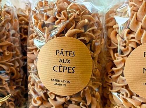 Piments et Moutardes du Périgord - Pâtes artisanales aux cèpes du Périgord 250g