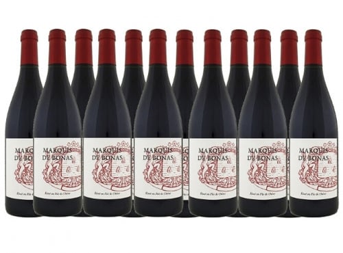 Bonas Lisse Vignoble - Marquis de Bonas Rouge 2016 - IGP Agenais x12