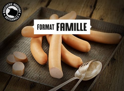 Boucherie Moderne - 10 Saucisses de Francfort (Format famille)