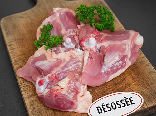 Ferme de la Paumerais - HAUT DE CUISSE DESOSSE DE POULET - 1 Kg