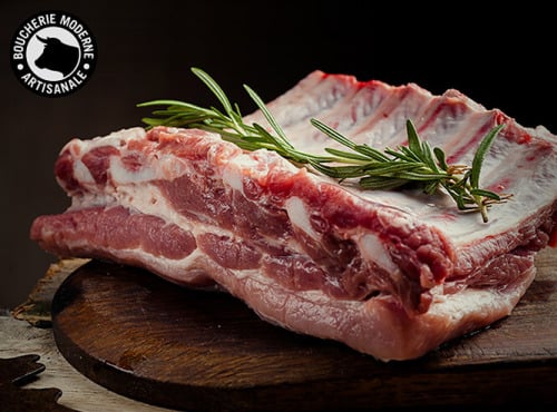 Boucherie Moderne - Travers de porc cru - 500g