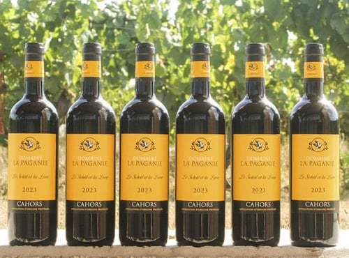 Domaine la Paganie - Vin Rouge de Cahors - Le Soleil et la Lune - 6 bouteille