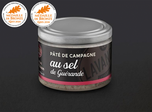 Le Lavandier Charcutier Pontivy - Verrine Pâté de campagne (190g) - Apéro