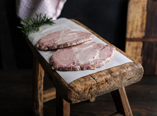 Ferme Porc & Pink - Rôti tranché dans l'échine cuisson basse température (2 tranches)
