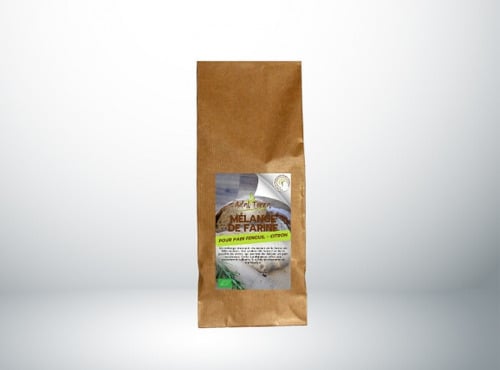 Adal Terra - Mélange de Farines Biodynamiques pour Pain Fenouil - Citron 5KG