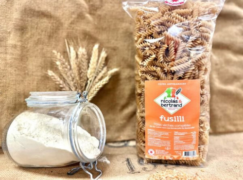 Nicolas & Bertrand - Pâte Fermière Fusilli Complète - 500gr