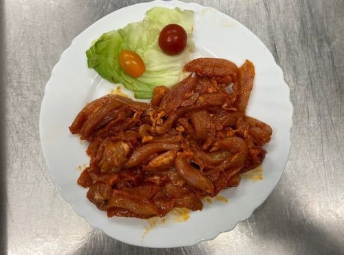 Ferme Guillaumont - Colis Poulet Emincé Mariné à partager : curry, basque, paprika