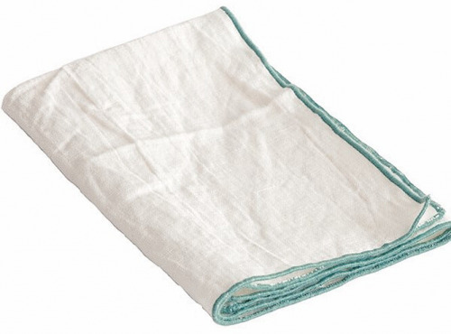 Maison de Vacances - Serviette Bourdon - Toile Mimi aqua - 45x45