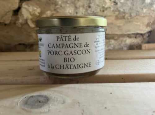 Ferme du Roussel - Paté de campagne de porc gascon à la chataigne 190g