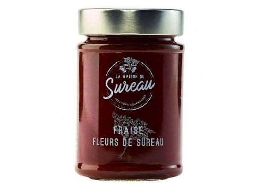 La Maison du Sureau - Confiture de fraise et de fleurs de sureau - 220g