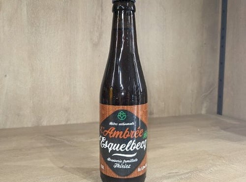 Ferme Joos - L'Ambrée d'Esquelbecq BIO - Bière artisanale de la brasserie Thiriez 33 cl