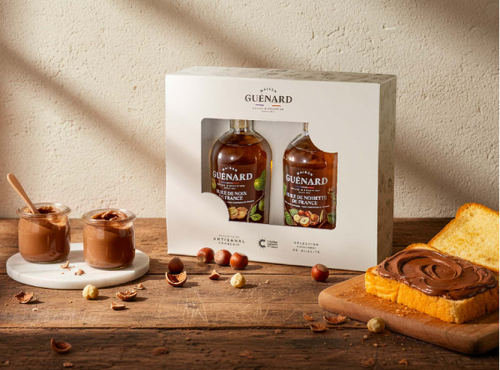 Huilerie Maison Guénard - COFFRET CADEAU 100% Français -  2x24 CL NOIX/NOISETTE