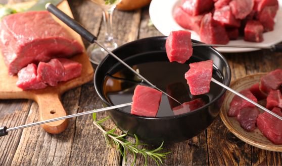 Fondue bouguignonne maison